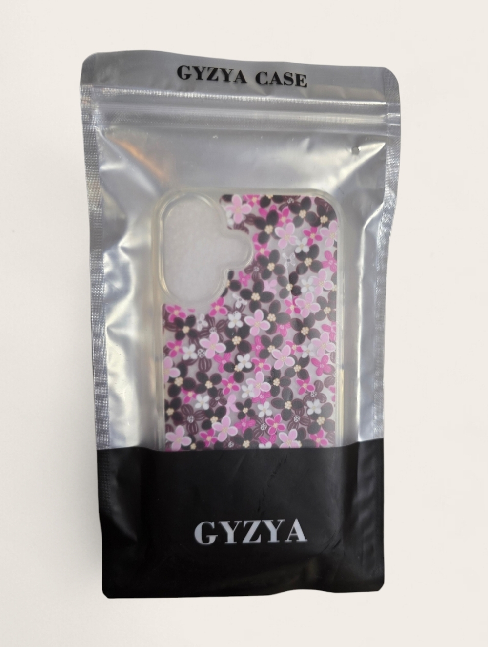 iPhone 16 Case Bundle (2-Pack) | Clear MagSafe + Floral GYZYA Case - Picture 3 of 3